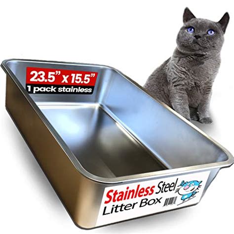 stainless steel cat liter box|stainless steel litter box benefits.